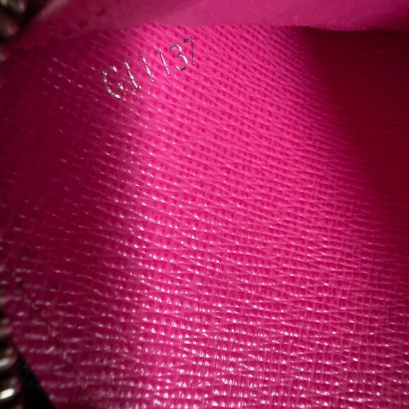 EUC LV Bicolor Black/Fuchsia Epi Zippy Long Wallet P0018 - Picture 13 of 13